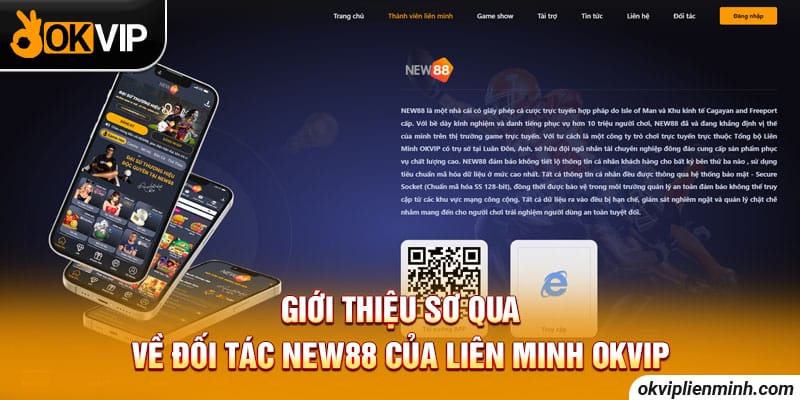 Giới thiệu sơ qua về đối tác NEW88 của Liên Minh OKVIP
