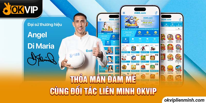 Thỏa mãn đam mê cùng đối tác liên minh OKVIP